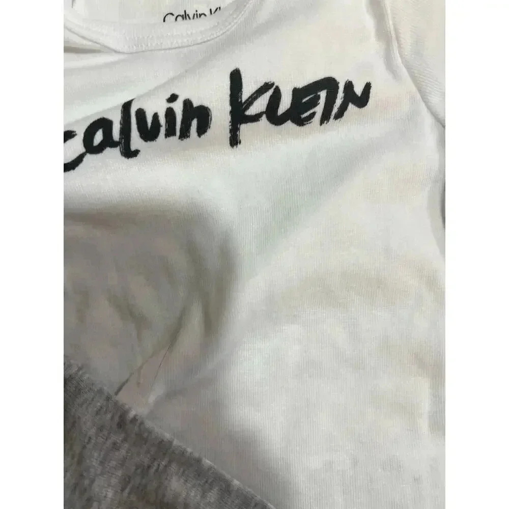 CALVIN KLEIN onepiece unisex logo minimalistic baby 3-6 months bundle of 3 - Picture 4 of 7